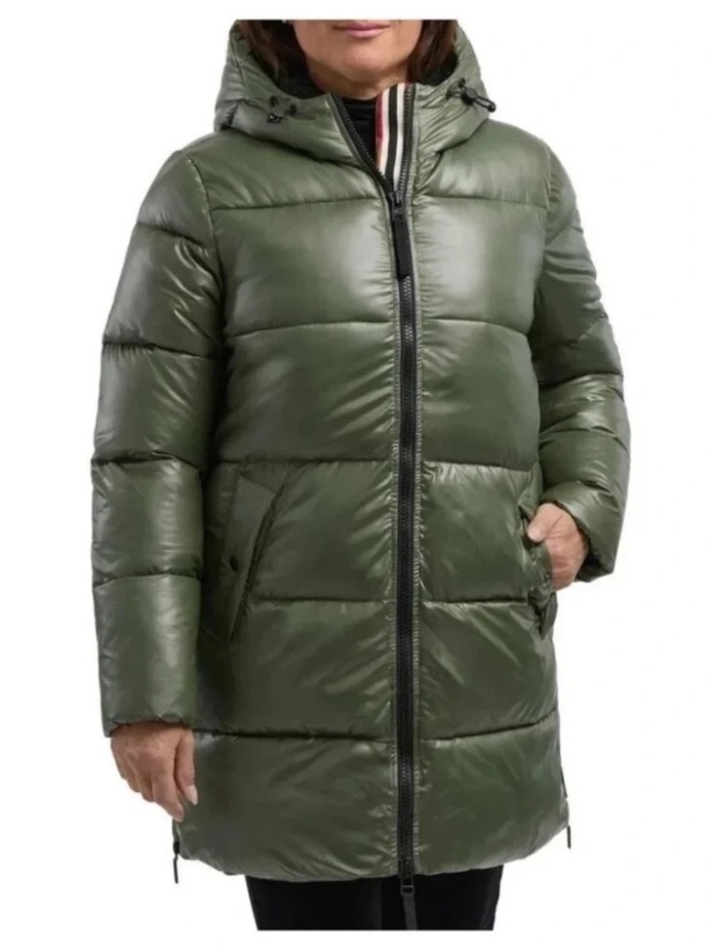 Hunter women’s mid length puffer